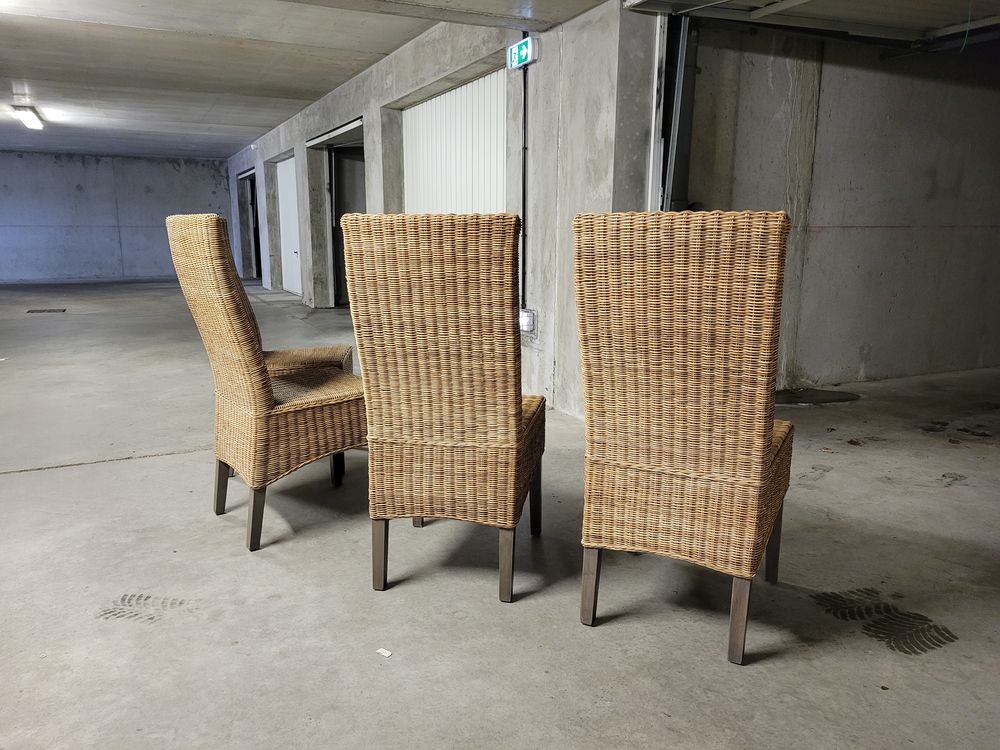 4 chaises en osier � d�battre (excellent �tat) 200 Vienne (38)
