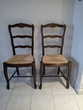 2 chaises en paille et bois sculpté 40 Indre (44)