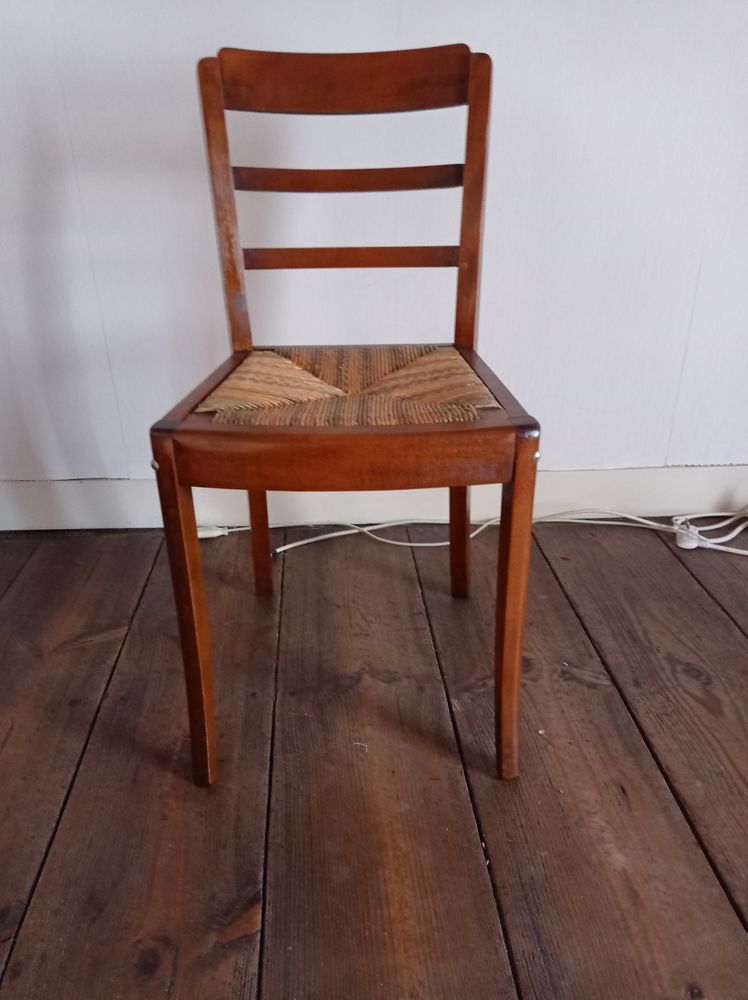 Lot de 4 chaises paill�es. 40 Gujan-Mestras (33)