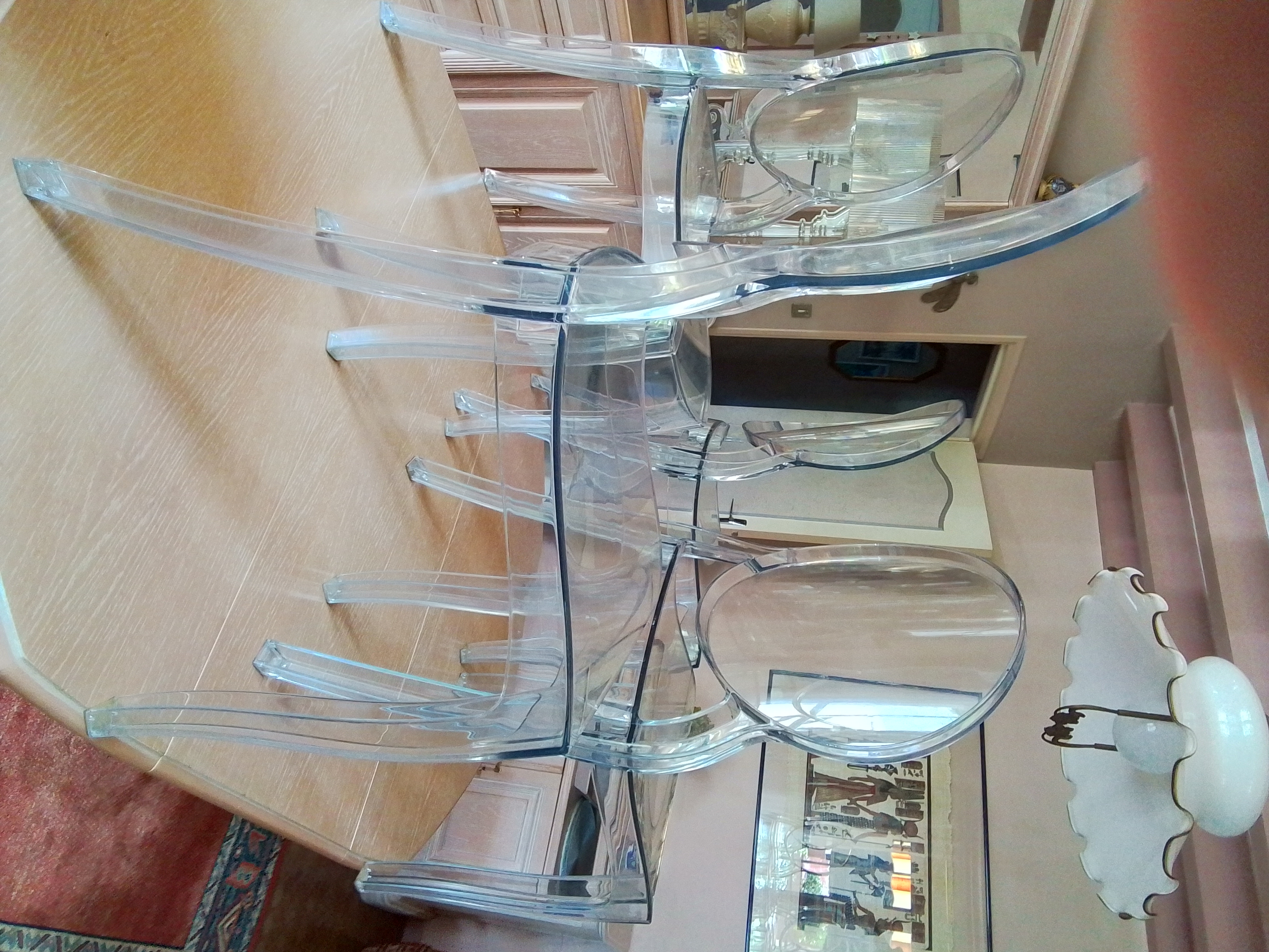 4 chaises plexiglas 0 Artassenx (40)