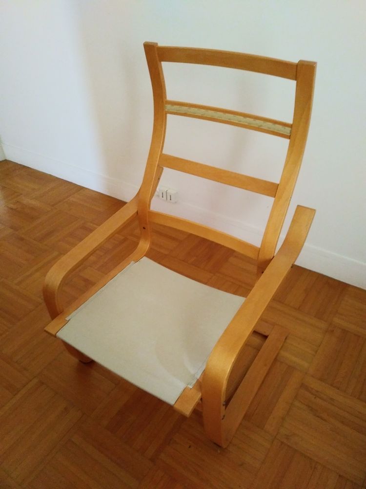 2 chaises de repos en bois + pouf 0 Paris 18 (75)