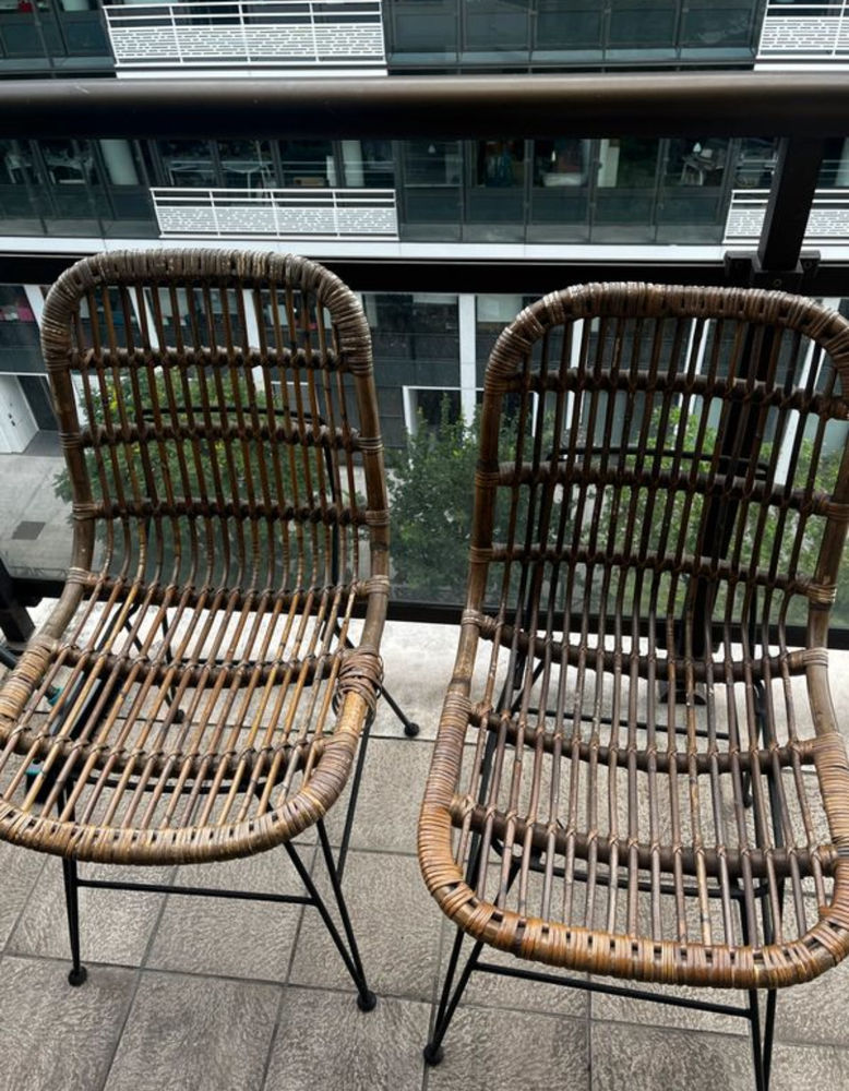 Lot de 2 chaises en rotin casa 99 Levallois-Perret (92)