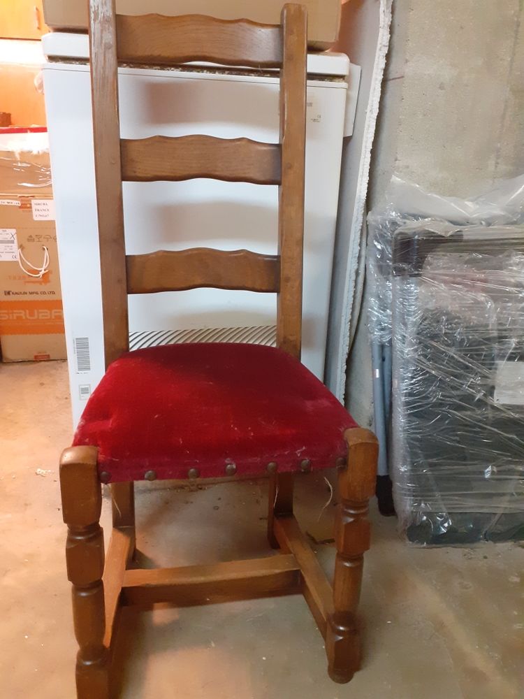chaises rustique chêne assise velours 100 Crécy-la-Chapelle (77)