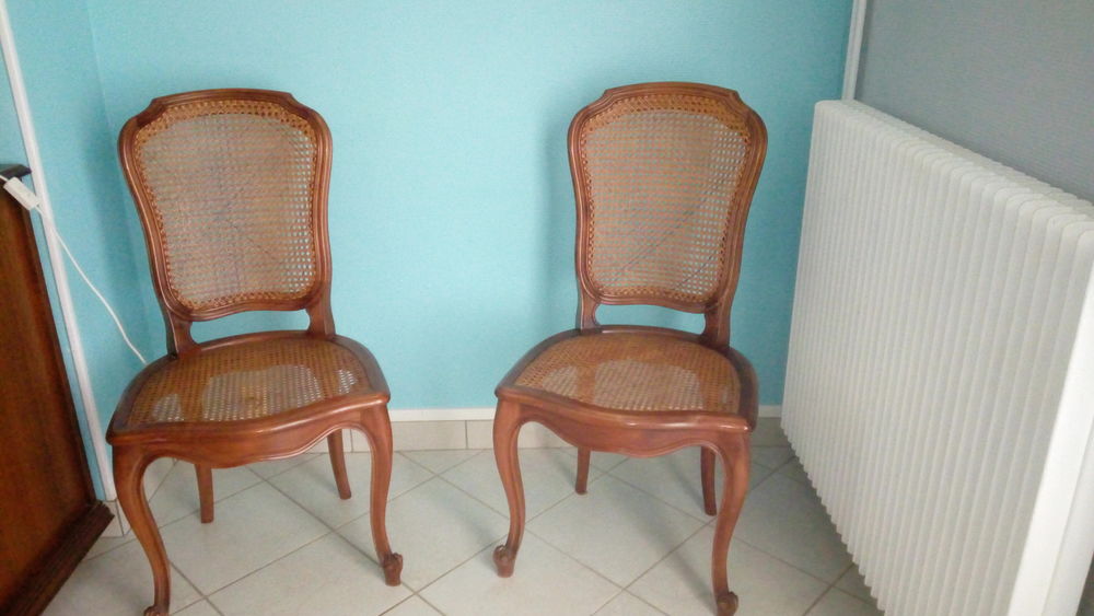 lot de 4 chaises de style cann�es en TBE 130 �quihen-Plage (62)