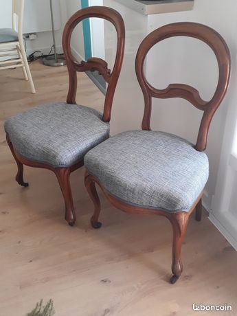 Lot de chaises de style Louis-Philippe 80 Andr�sy (78)