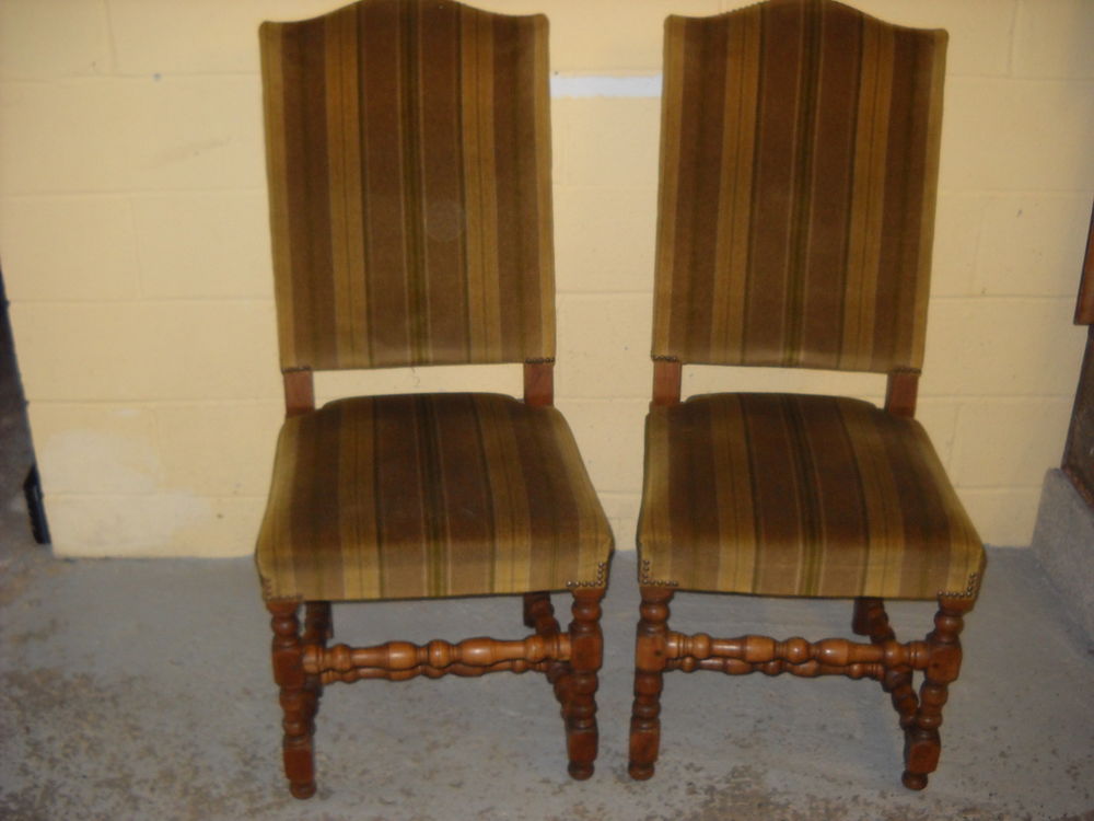 4 chaises de style velours 100 Vimy (62)