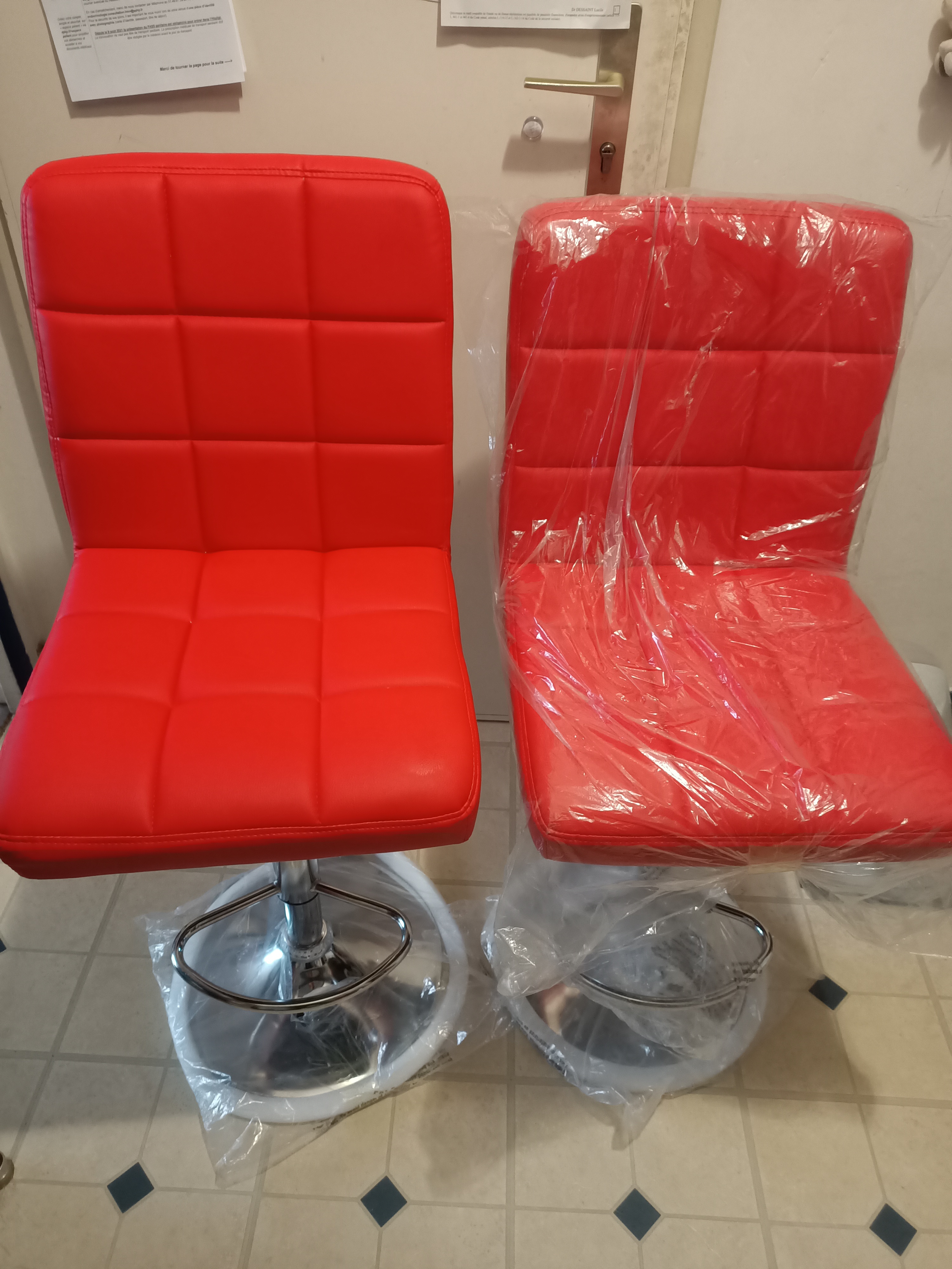 Lot de 2 Chaises de bar 100 Brie-Comte-Robert (77)