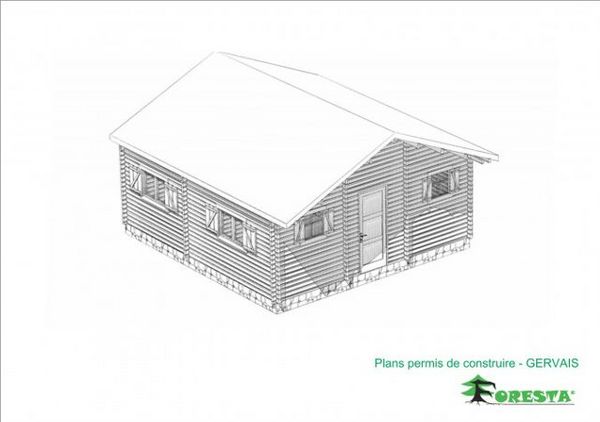 CHALET DE JARDIN DE 40 m� en 60 mm 25000 Nice (06)
