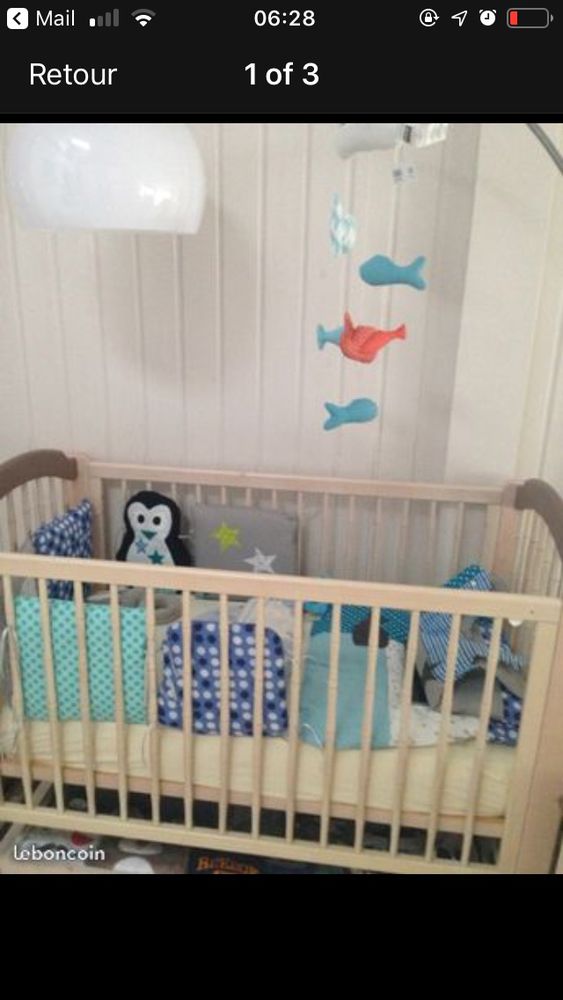 Chambre lit � barreaux commode table � langer coffre � jouet 0 Clermont-Ferrand (63)