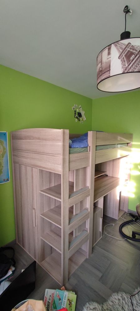 Chambre combin� lit mezzanine 600 Miniac-Morvan (35)