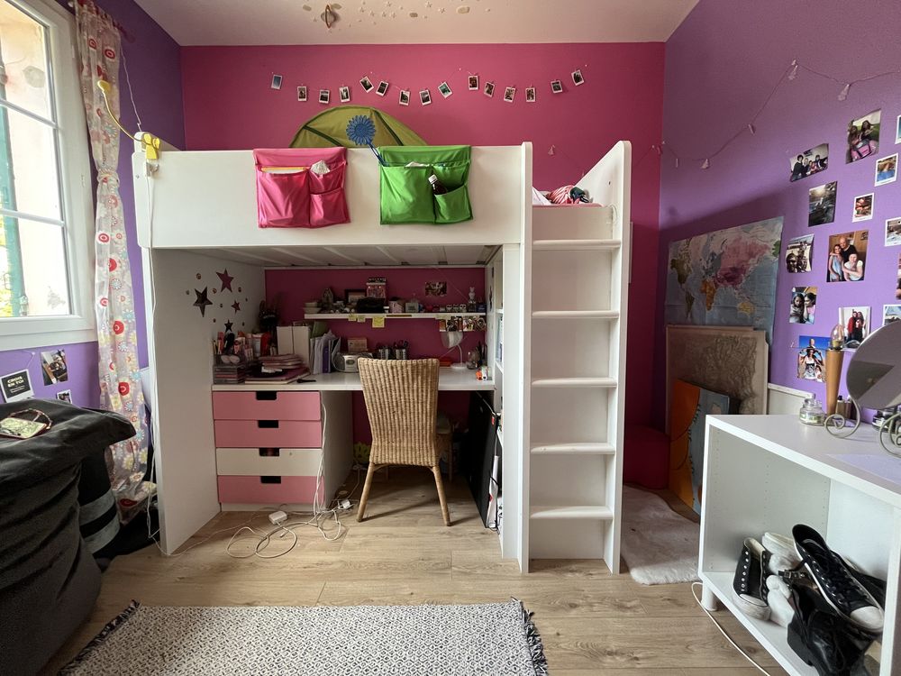 chambre complete enfants ikea SMASTAD 350 Arcachon (33)