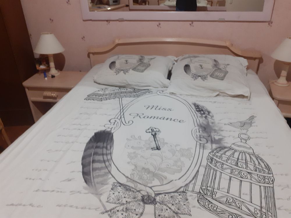 CHAMBRE A COUCHER ADULTE ROSE ET OR 140 Brunoy (91)