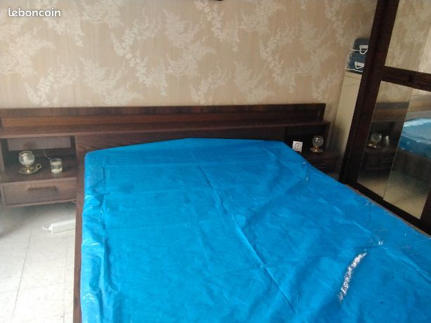 Chambre � coucher lit 2 places Et armoire portes miroir 150 Bouzy-la-For�t (45)