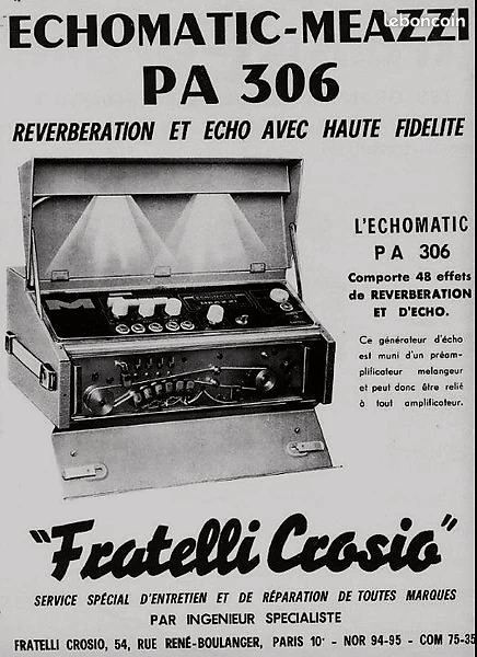 CHAMBRE D'ECHO A BANDE MEAZZI PA 306 1500 Plougasnou (29)