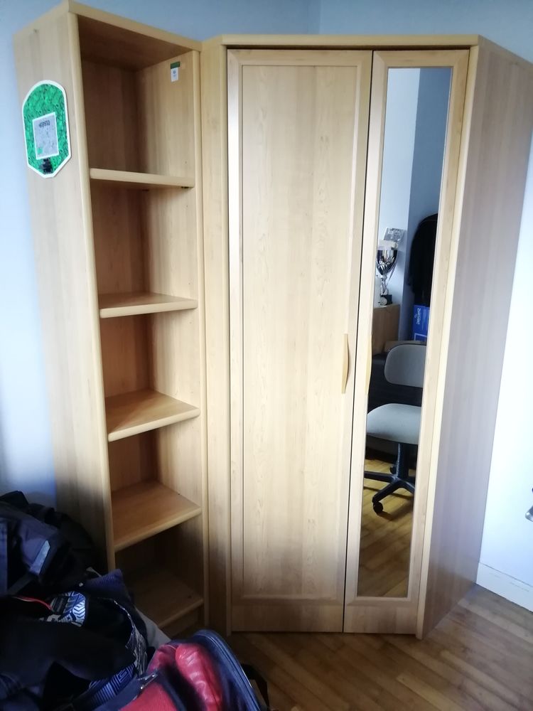 Chambre enfant Sagane Gautier  1 lit 1 armoire 1 �tag�re 400 Foug�res (35)