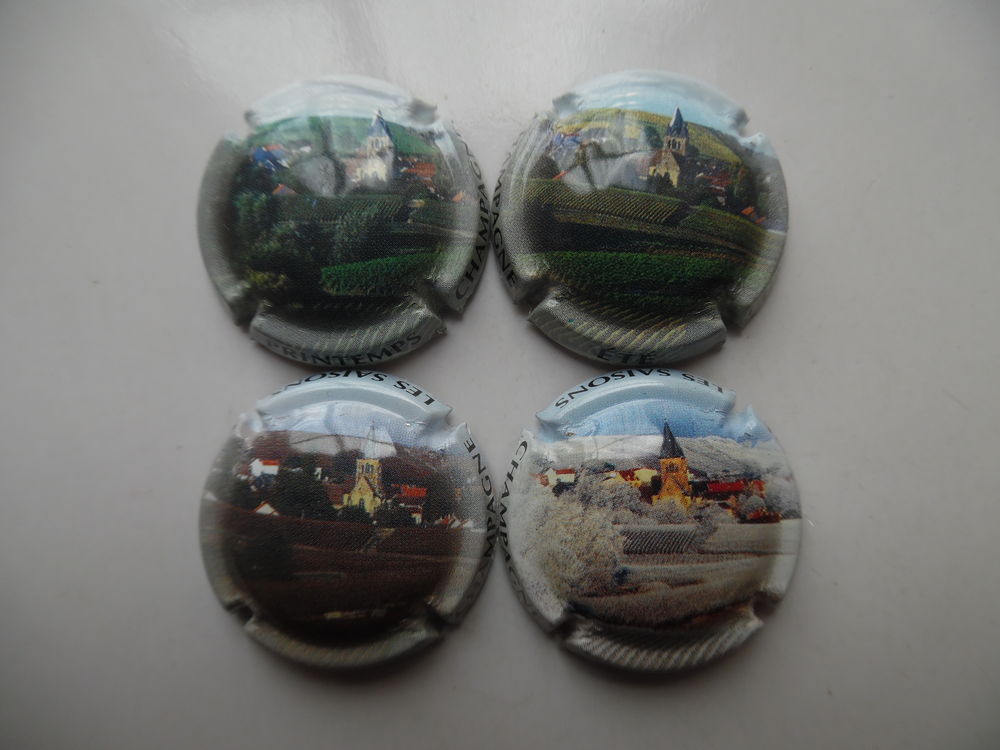 CHAMPAGNE  Les saisons  (s�rie compl�te de 4 caps.) 1 Plivot (51)