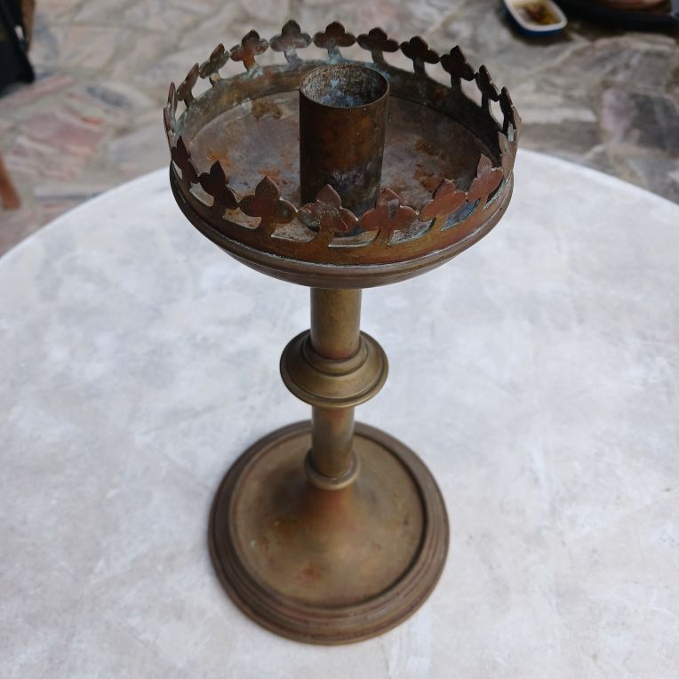 chandelier ancien laiton massif 25 Vendeuvre-du-Poitou (86)