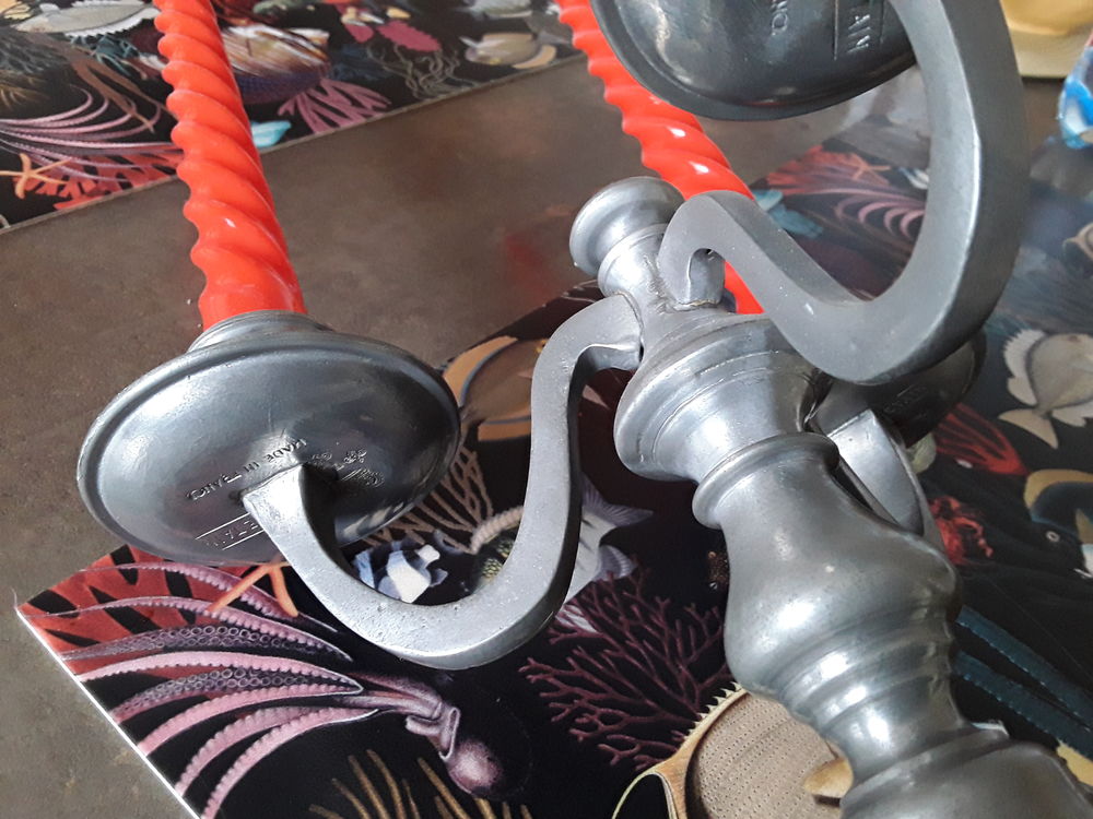 Chandelier 3 branches avec bougies tbe 15 Lannion (22)