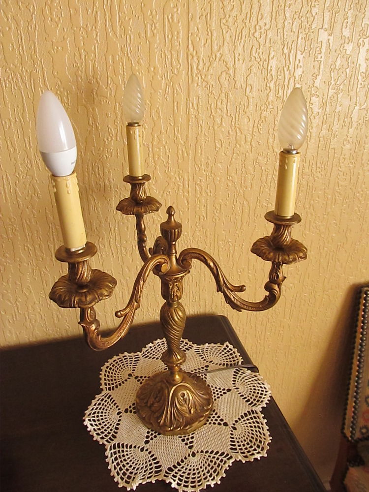 Chandelier bronze 3 branches electrifi� 40 Valence (26)