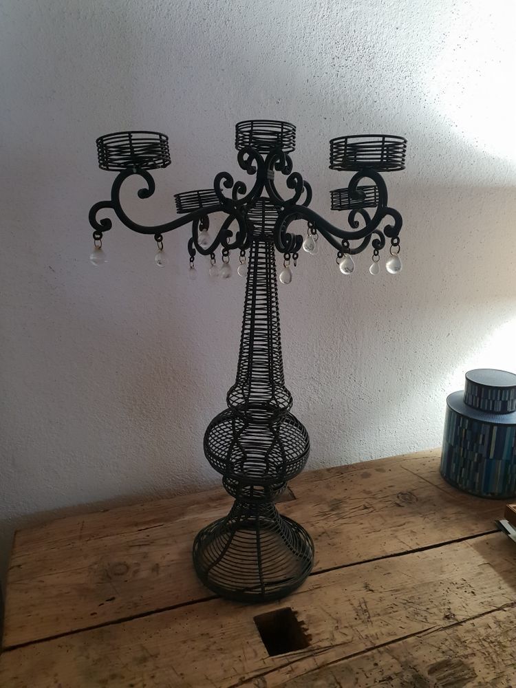 chandelier en fils de fer 18 Roquefort-les-Pins (06)