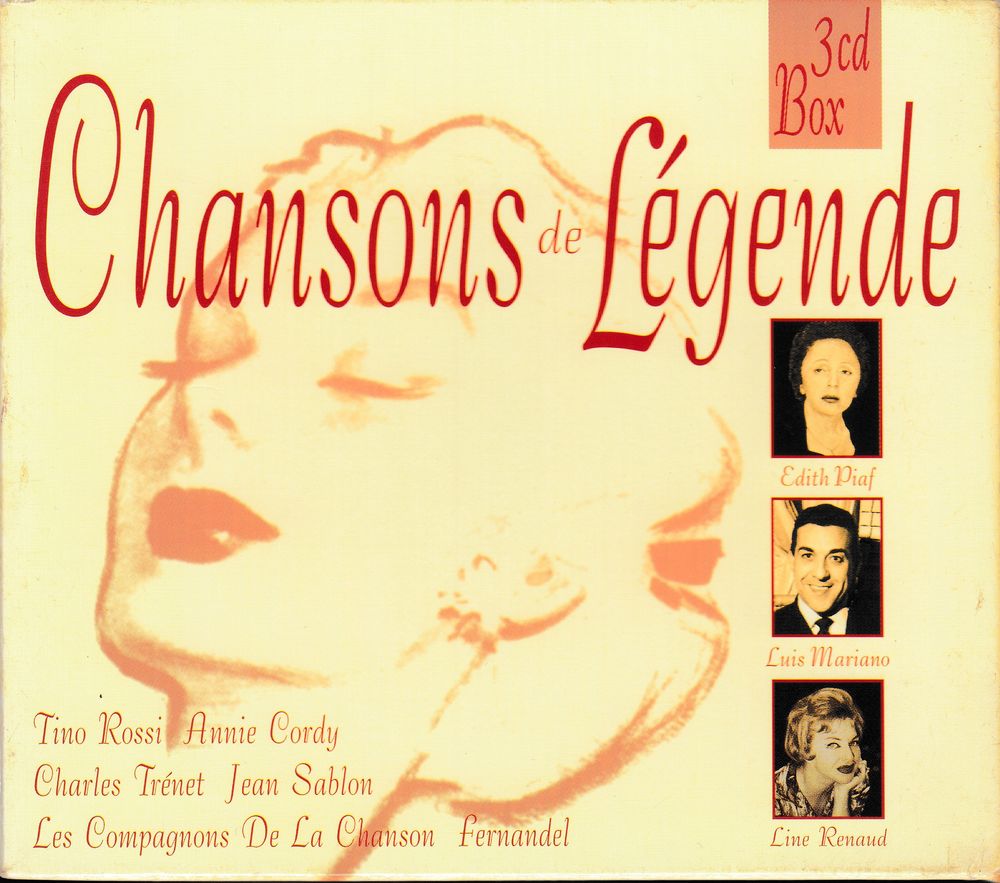 CD        Chanson de L�gende   Num�ro 2    Coffret 3 Volumes 12 Antony (92)