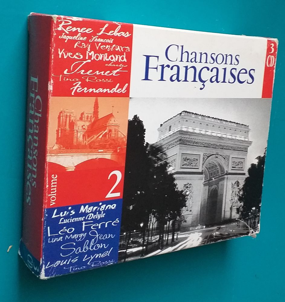 CHANSONS fran�aises num�ro 2, lot de 3 CD 8 Montauban (82)