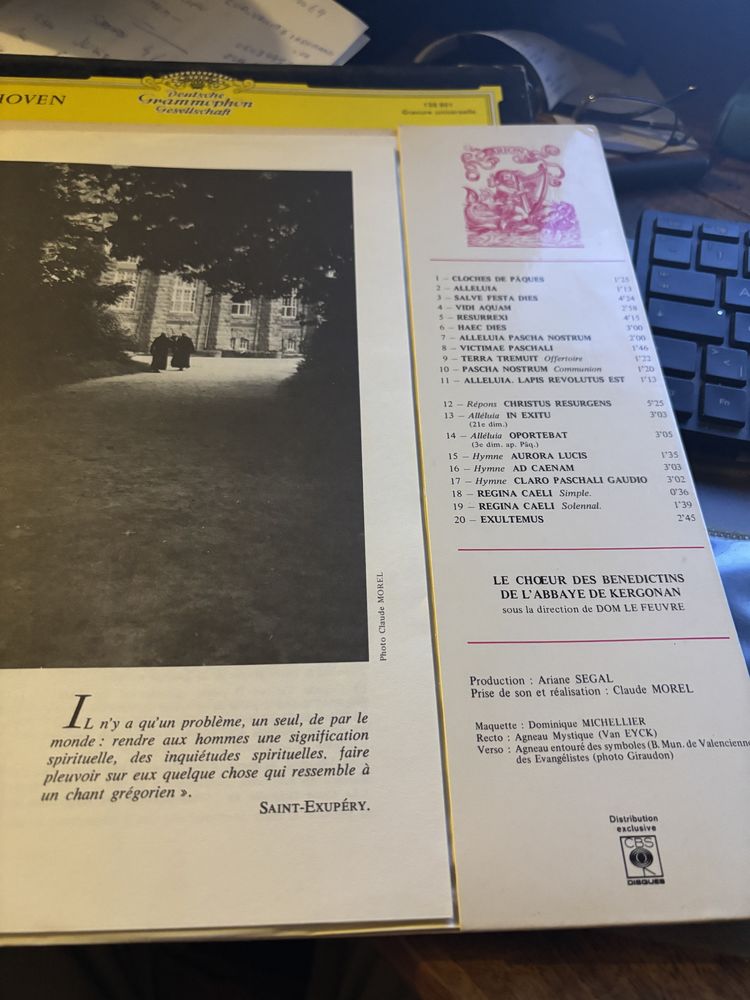 LE CHANT GREGORIEN EN L'ABBAYE DE KERGONAN VOLUME 2 20 Loudun (86)