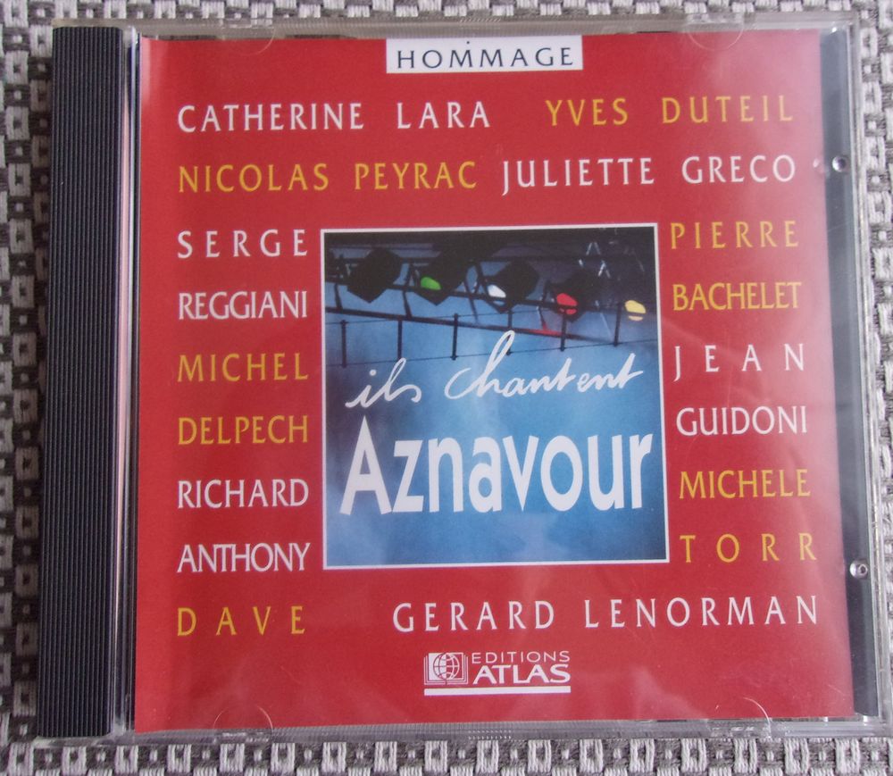 CD Ils chantent AZNAVOUR 4 B�thencourt-sur-Mer (80)
