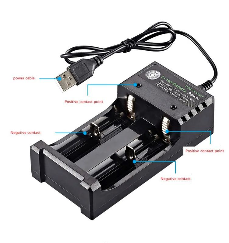 Chargeur USB 2 Batteries 5 Bordeaux (33)