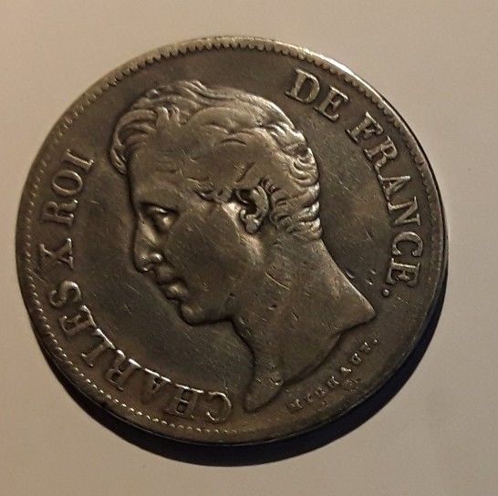 bel ecu de CHARLES X 1830 D 85 Mauz�-sur-le-Mignon (79)