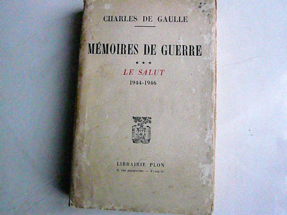 Charles De Gaule    M�moires de guerre   15 Franqueville-Saint-Pierre (76)