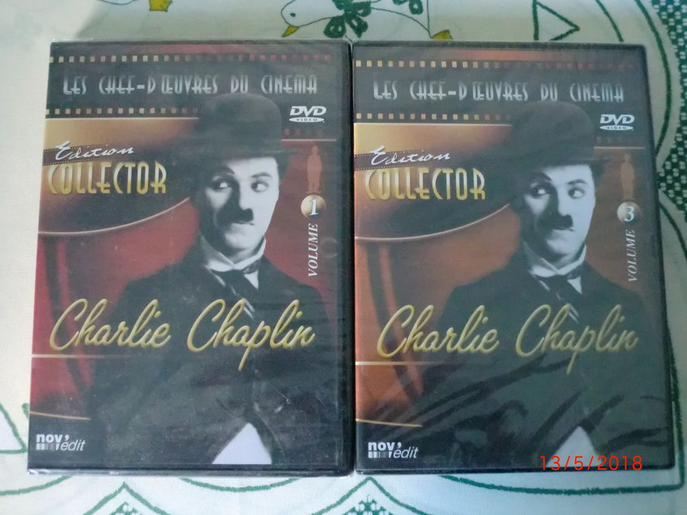  2 DVD de Charlie Chaplin volume 1 et 3 5 Merville (59)