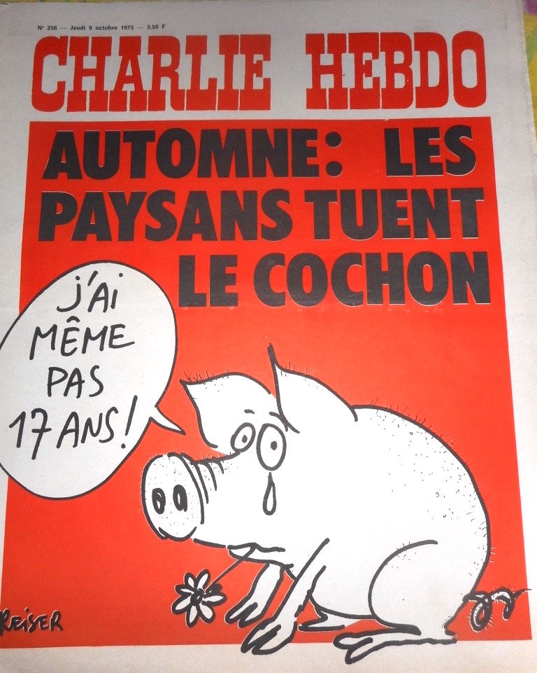 CHARLIE HEBDO 256, 9-10-1975, les paysans tuent le cochon 4 Penv�nan (22)