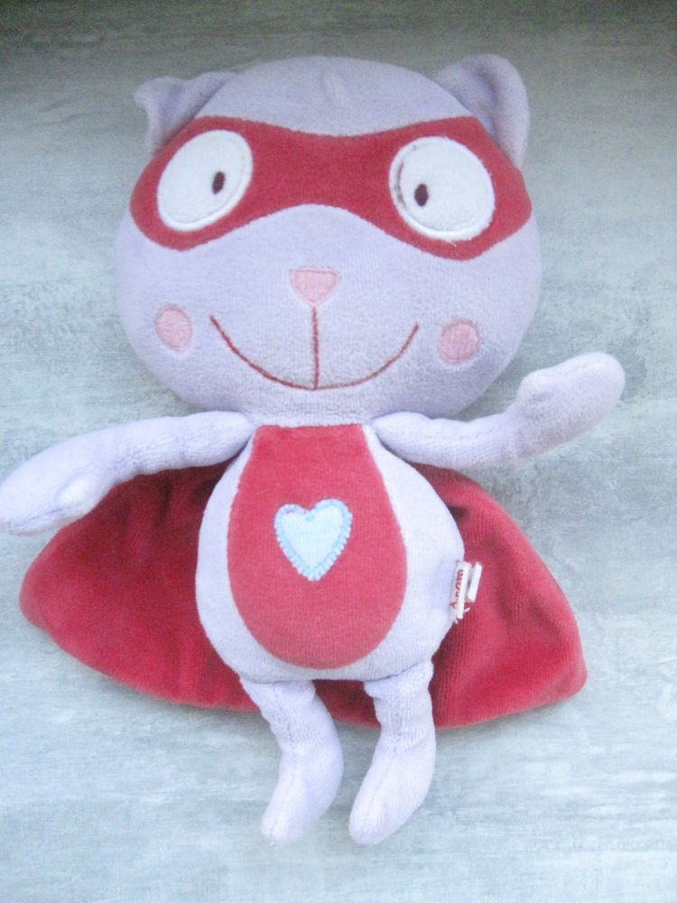 Chat super hero cape dpam rose 21cm 5 Saint-Jean-Pla-de-Corts (66)