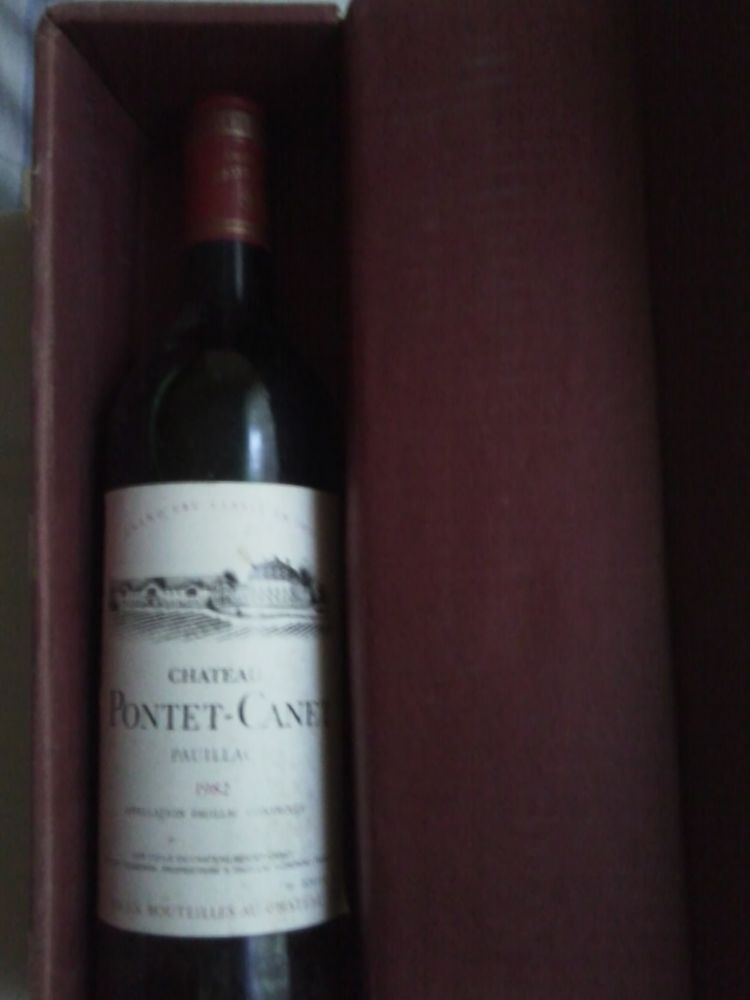 Chateau PONTET CANET 1982 100 Croissy-sur-Seine (78)