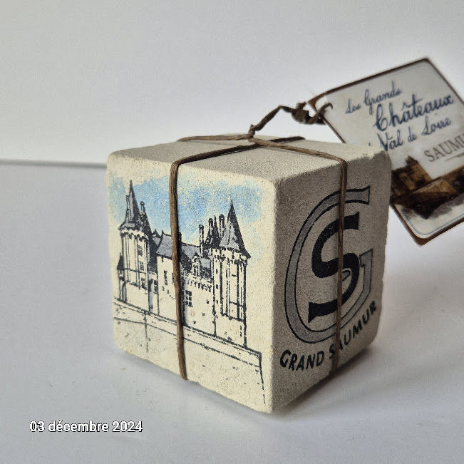 Ch�teau de Saumur en aquarelle sur pierre de tuffeau, avec c 50 Saumur (49)