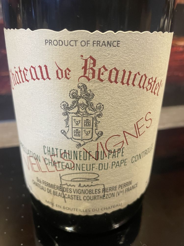 1 Bt CH�TEAUNEUF-DU-PAPE, Blanc 2009, Vieilles Vignes. 99pk, 230 Vigneux-sur-Seine (91)