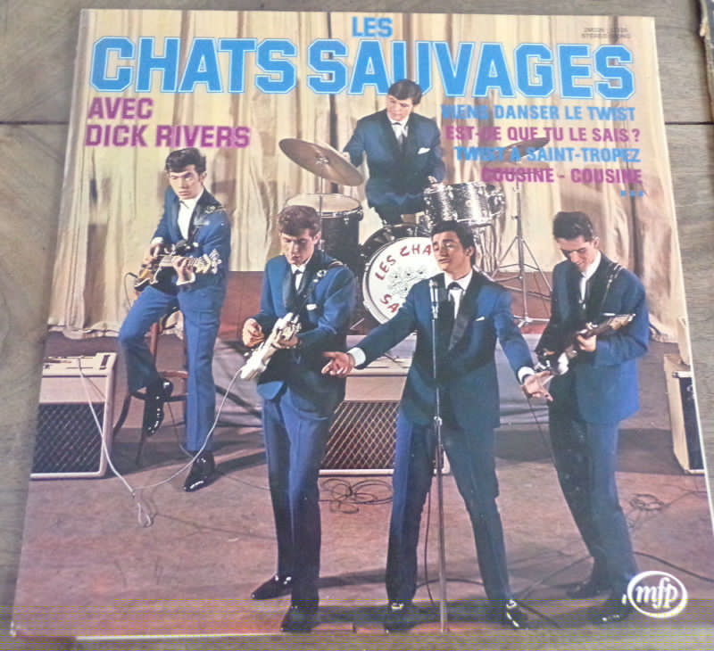 Les chats sauvages music for pleasure 1977  vinyle 5 Laval (53)