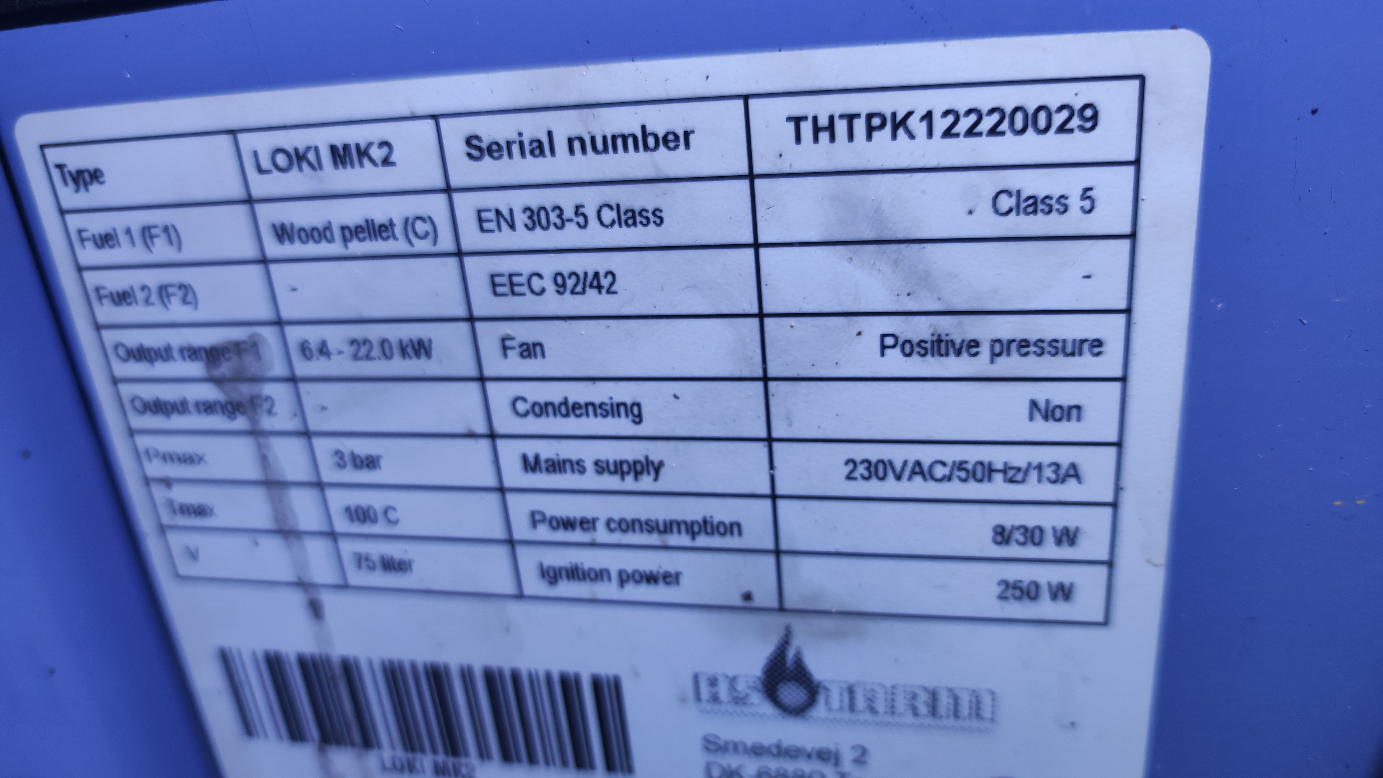 Chaudi�re a granul�s 1 Filstroff (57)