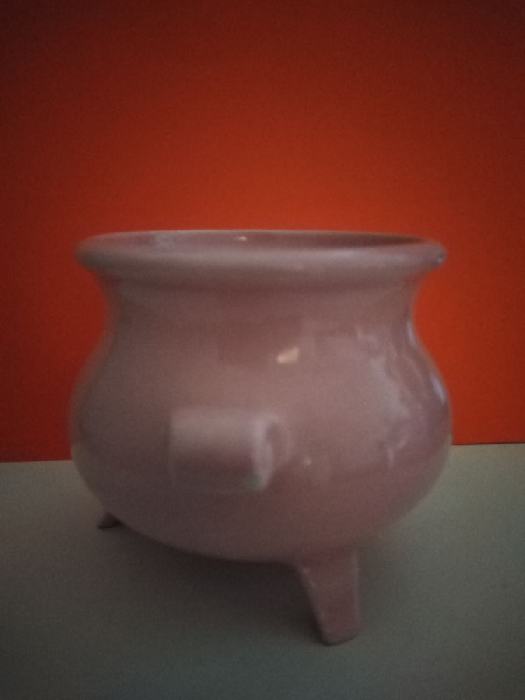 Chaudron c�ramique rose 8 cm 10 Baignes-Sainte-Radegonde (16)