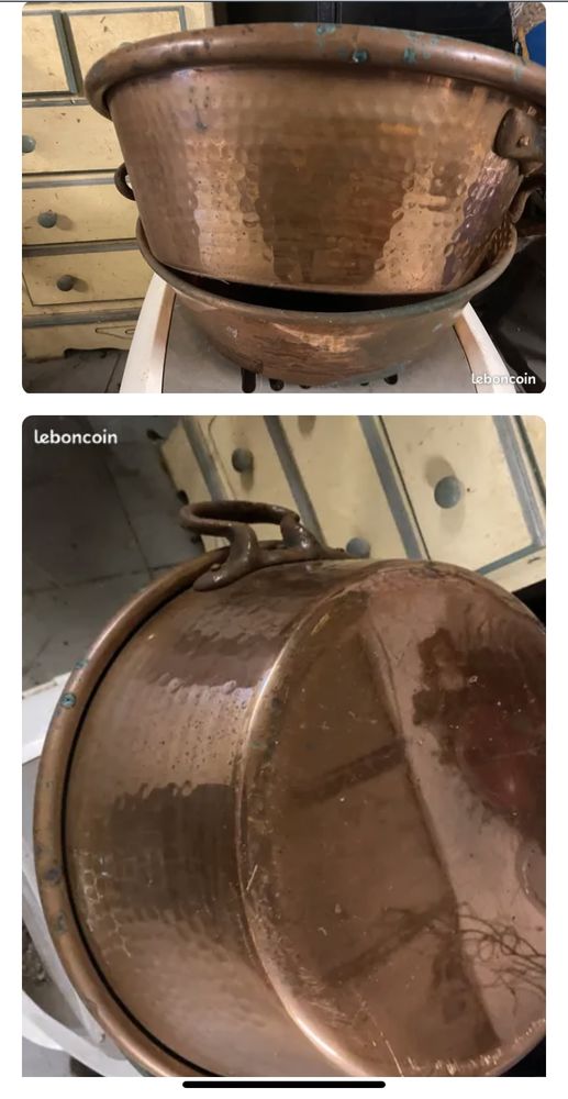 Chaudrons cuivre 60 Villejuif (94)