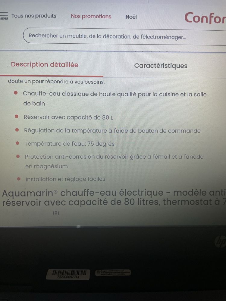 chauffe eau 80 litres neuf sous emballage 120 Perpignan (66)
