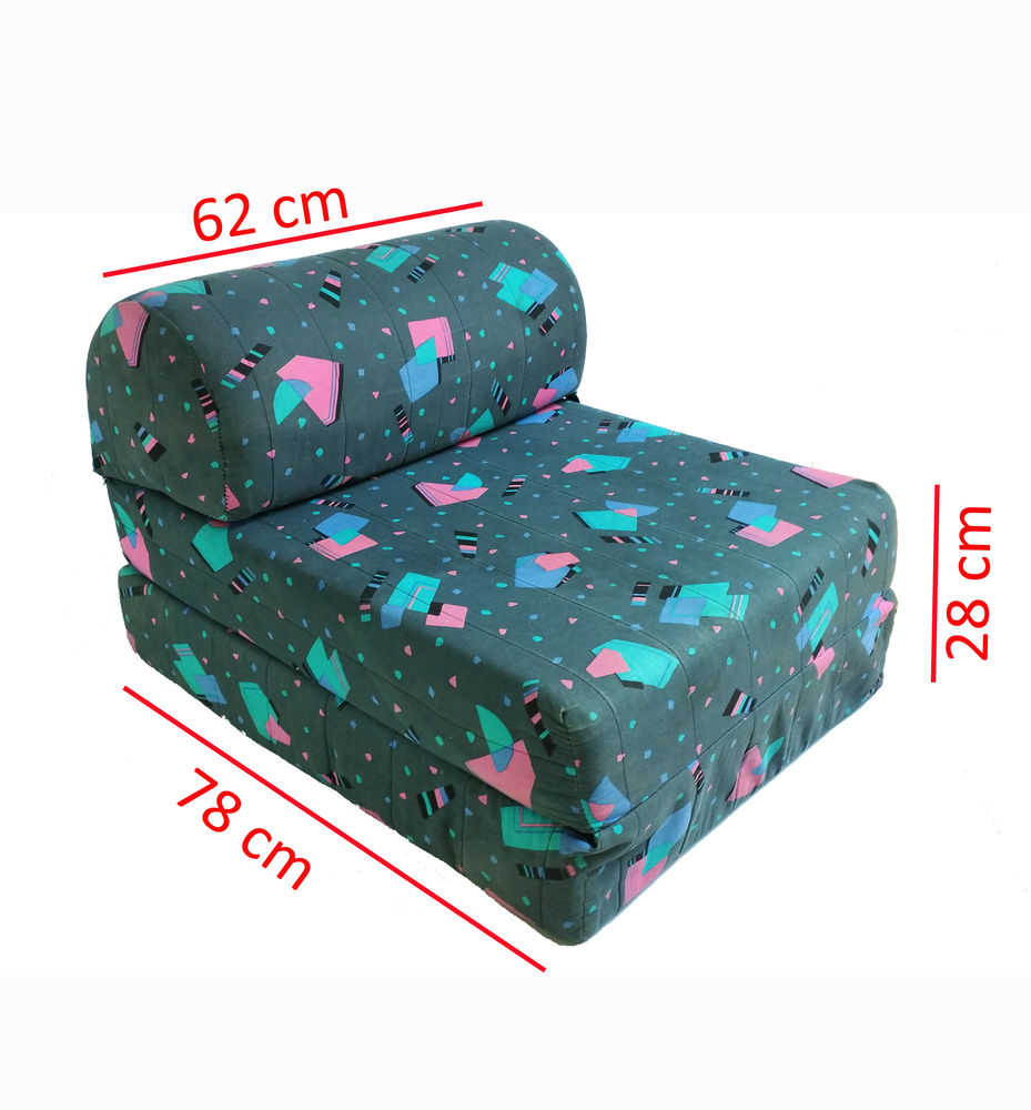 Chauffeuse en tissu, Transformable en lit d'appoint 25 Creil (60)