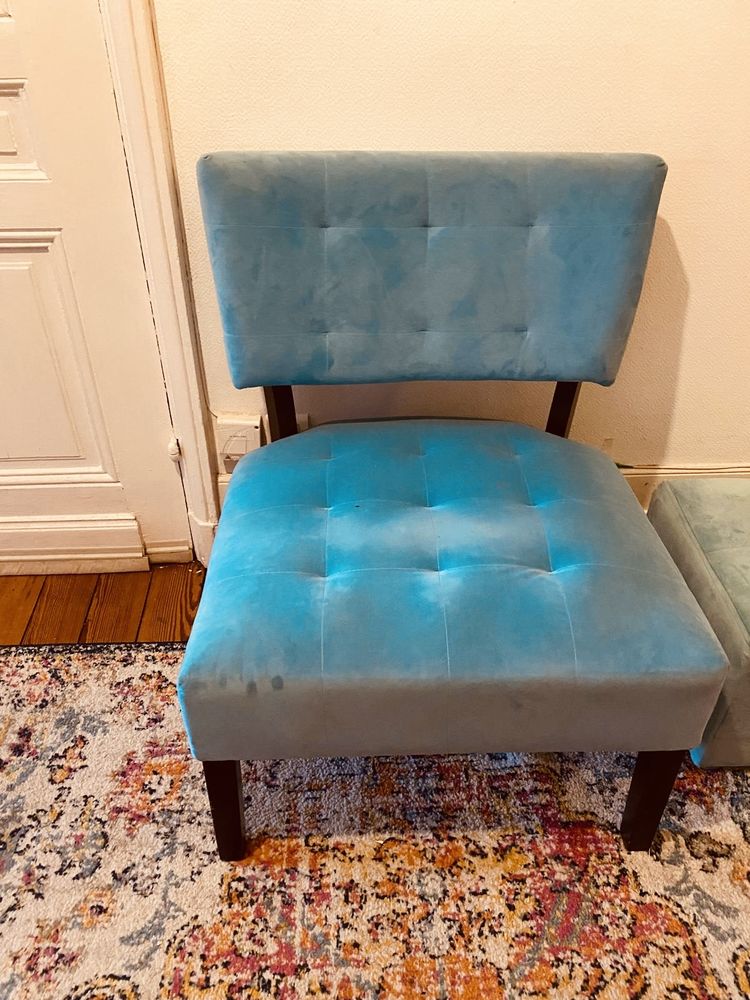 2 chauffeuses en velours LA MAISON CONTEMPORAINE 90 Bordeaux (33)