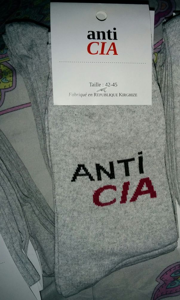 Chaussettes (paquet de 12 paires) : antiCIA 14 Noisiel (77)