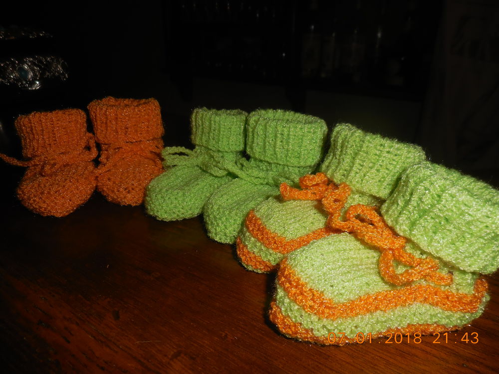 chaussons bb fait main 2 S�te (34)