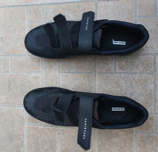 CHAUSSURE DE VELO DE ROUTE  VAN RYSEL ROAD 100 NOIRE 0 Saint-Just-Sauvage (51)