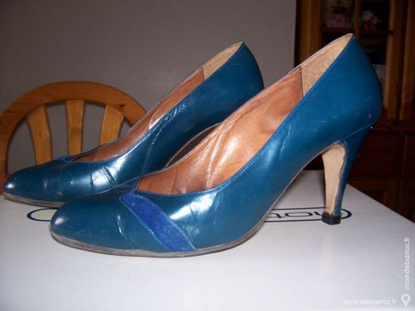 chaussures bleu roi