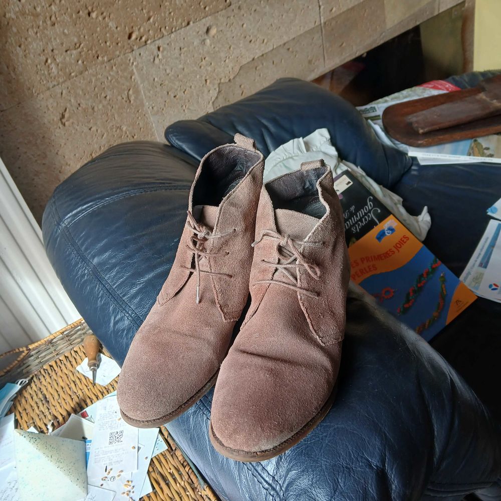 Chaussures daim vison 6 �zanville (95)