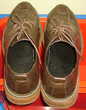 chaussures homme cuir marron T 42/43 neuves